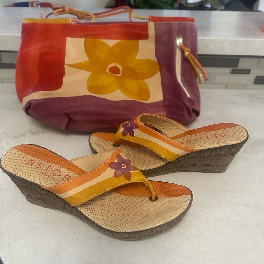 Astore Venezia Handmade Italian Purse and Shoe Set